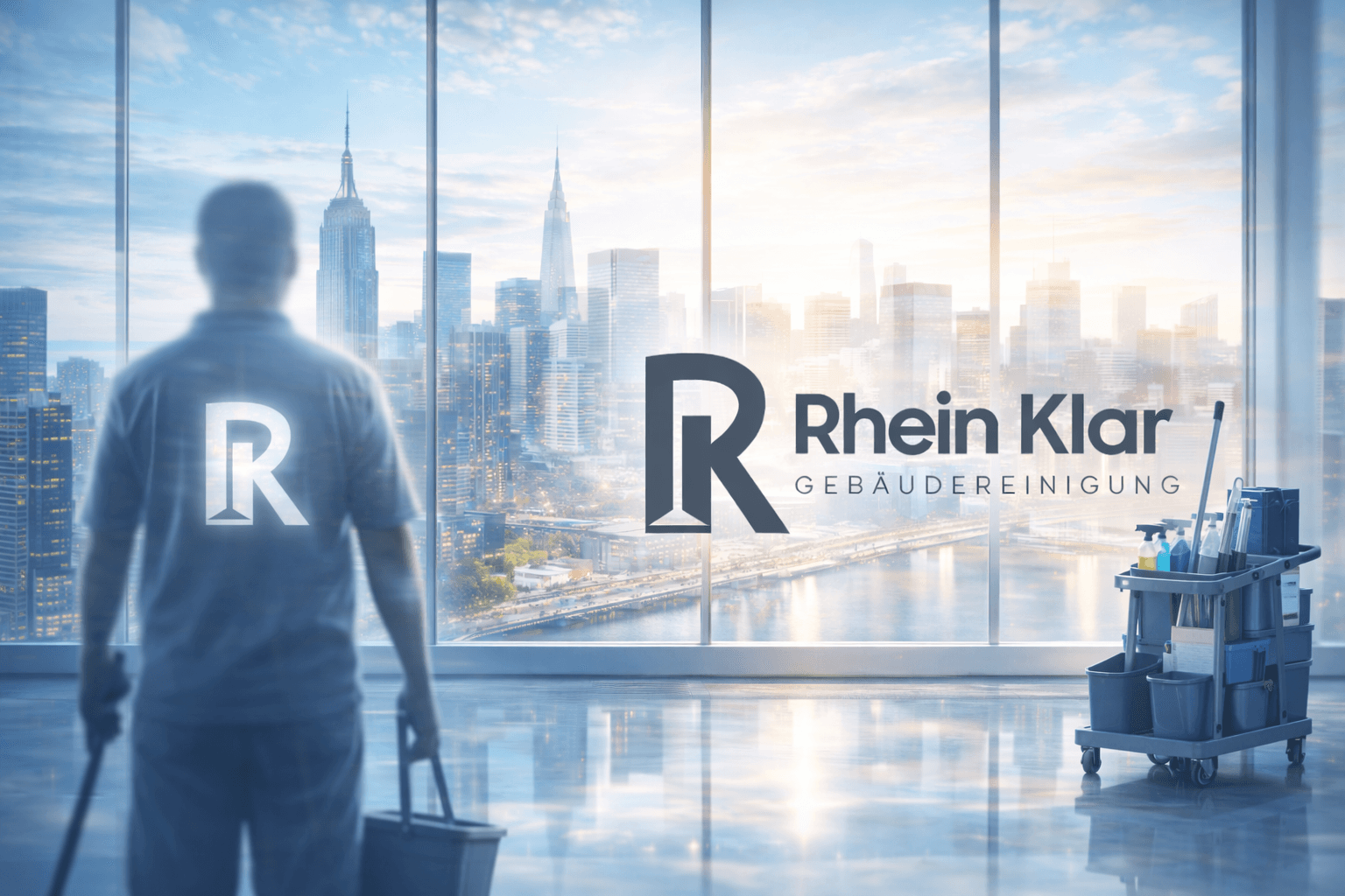 Rhein-Klar Gebäudereinigung in einer modernen Unternehmensumgebung